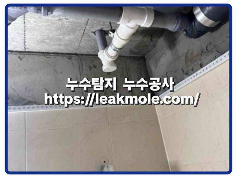 누수탐지 현장 작업 사진 5